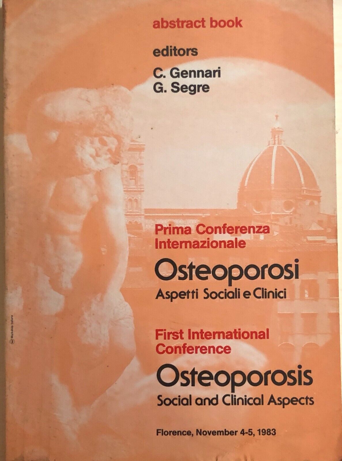 Osteoporosi Aspetti sociali e clinici di Aa.vv., 1983, Abstract Book