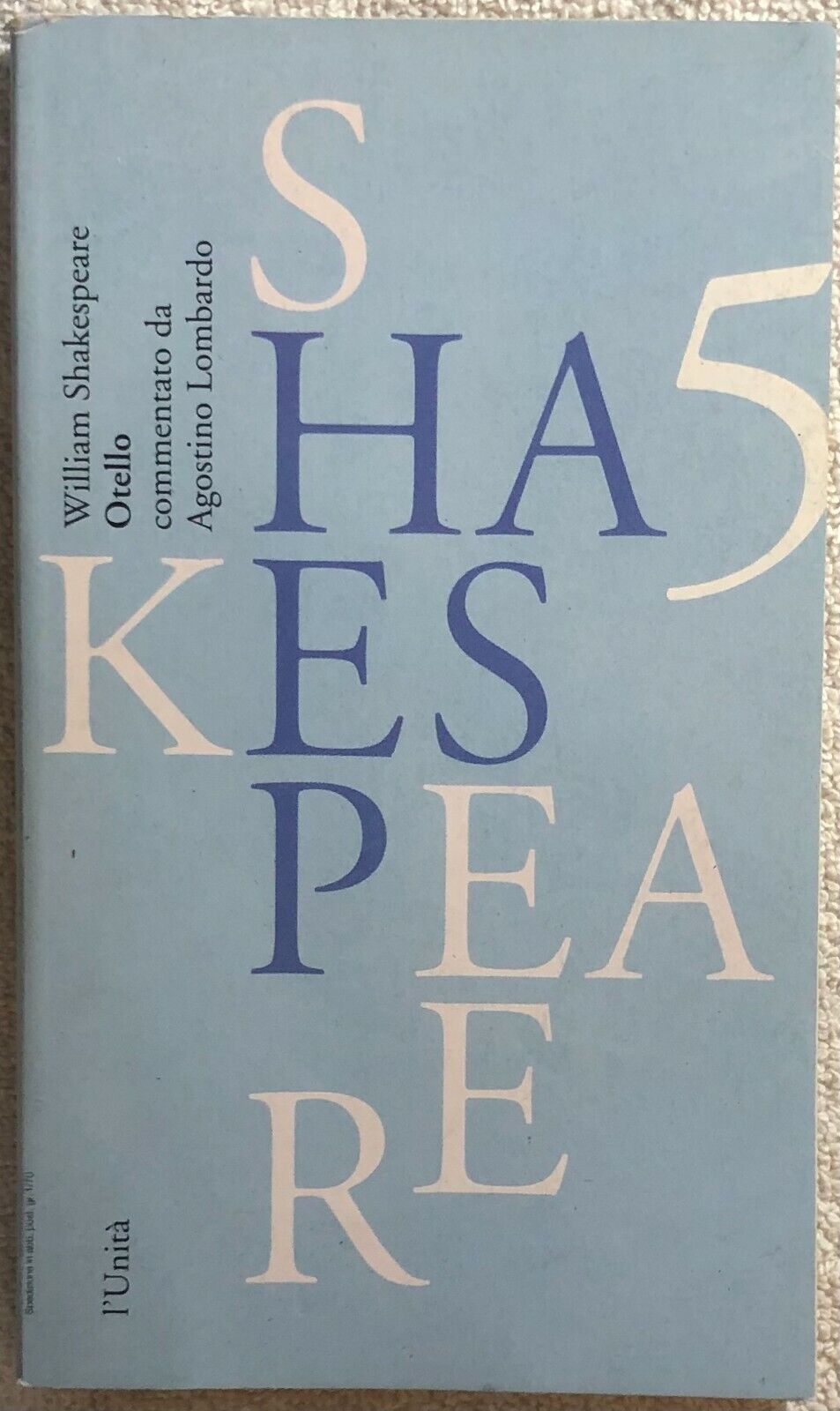 Otello di William Shakespeare,  1993,  L'Unit?