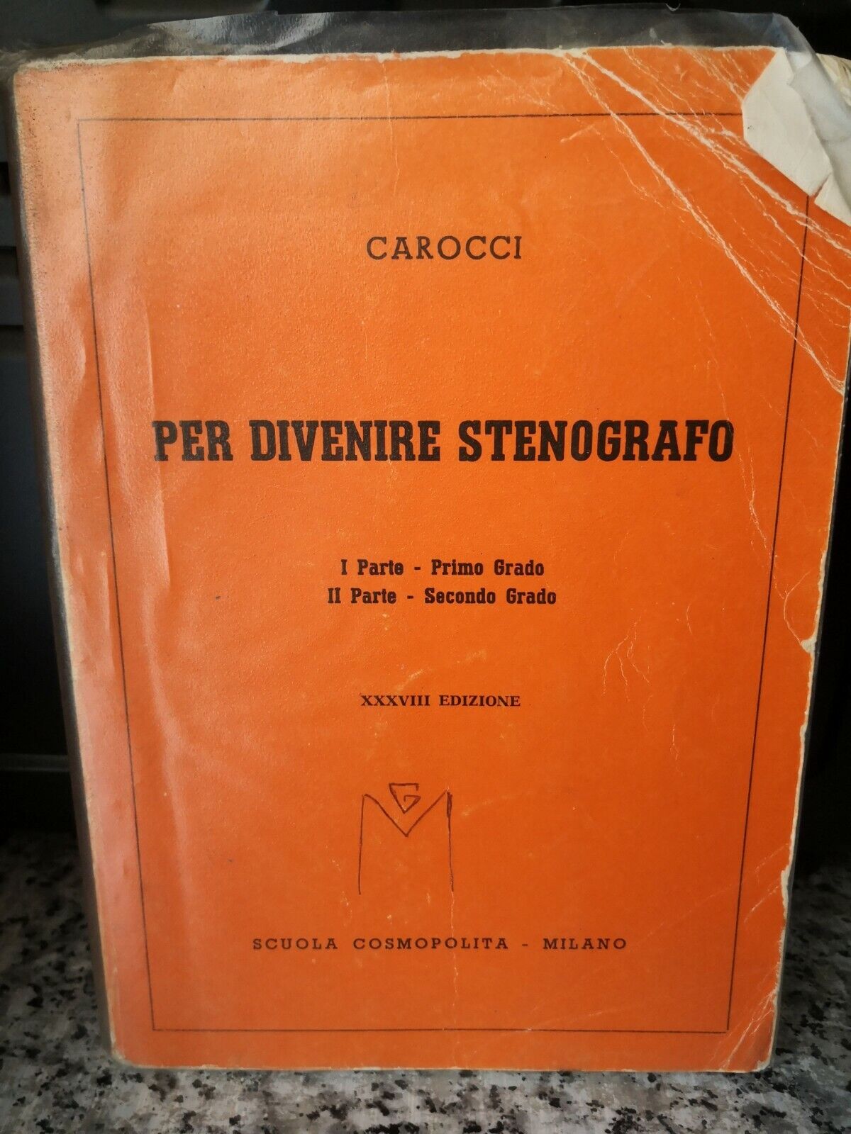  Per divenire Stenografo XXXVIII edizione di Carocci,    Scuola Cosmopolita-f