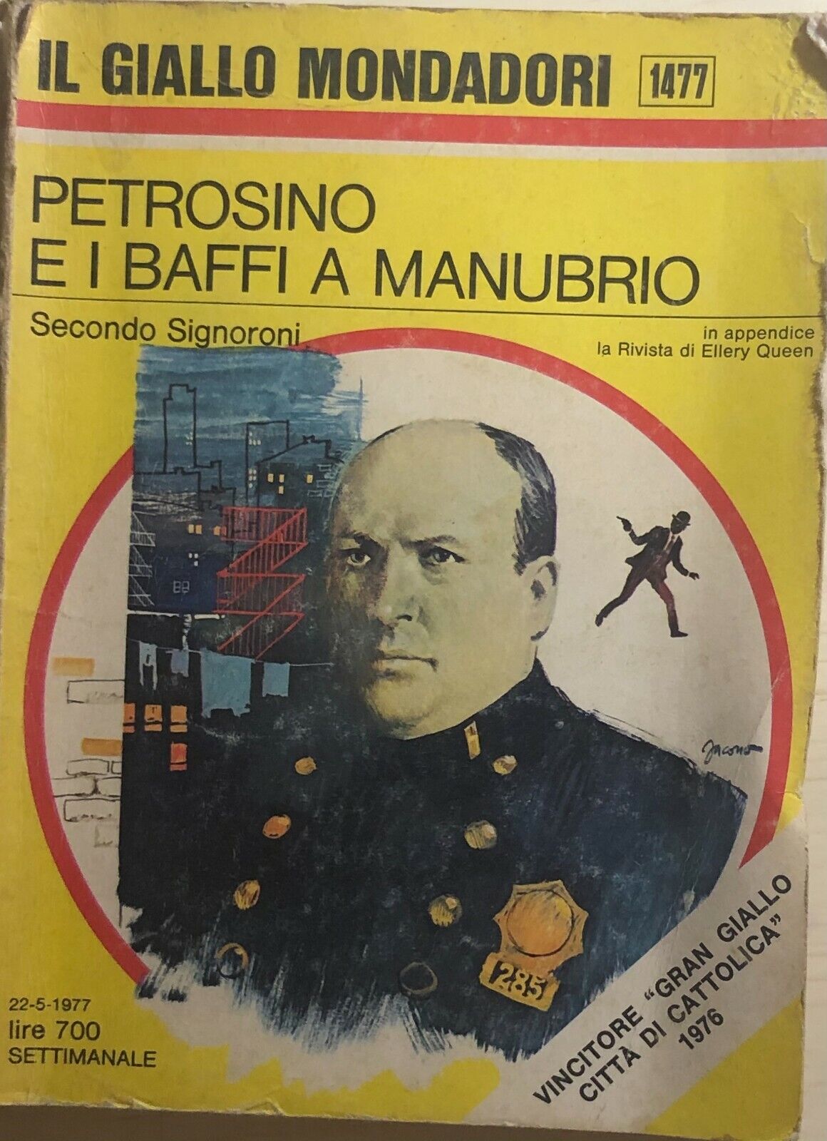 Petrosino e i baffi a manubrio di Secondo Signoroni, 1977, Mondadori