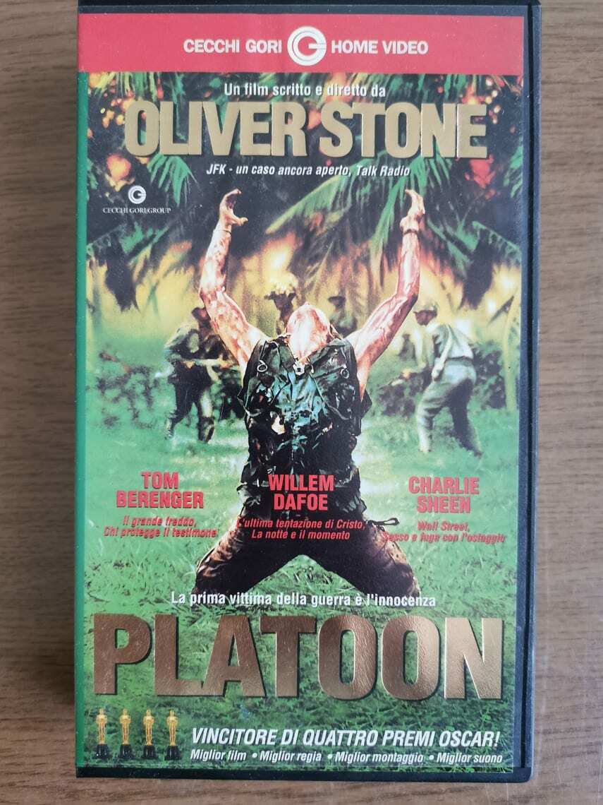 Platoon - O. Stone - Cecchi Gori editoria - 1986 - VHS - AR