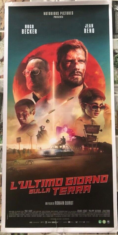 Poster locandina L'ultimo giorno sulla Terra 30x70 cm ORIGINALE da cinema 2022 d