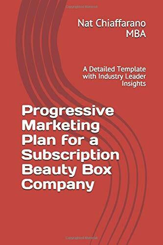 Progressive Marketing Plan for a Subscription Beauty Box Company A Detailed Temp