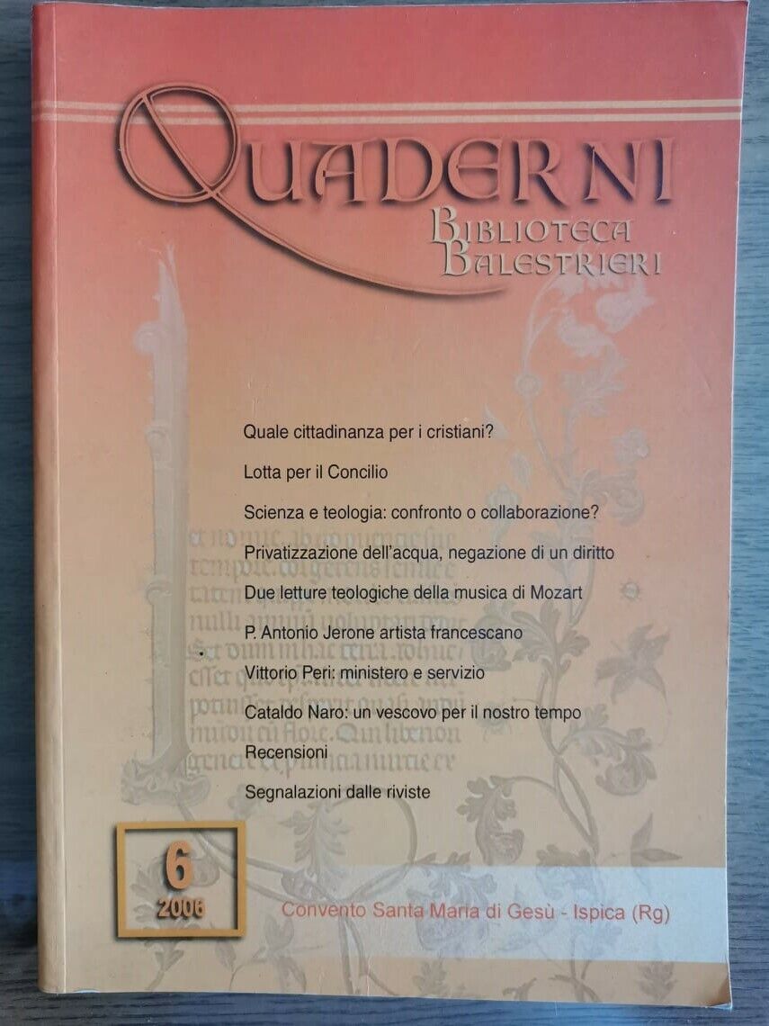 Quaderni biblioteca balestrieri - AA. VV. - 2007 - AR