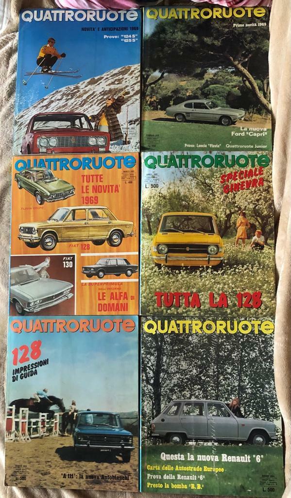 Quattroruote annata 1969 n. 157-168 di Aa.vv.,  1969,  Quattroruote