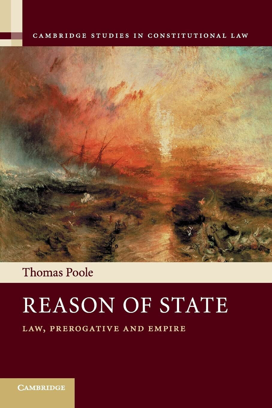Reason of State - Thomas Poole - Cambridge, 2022
