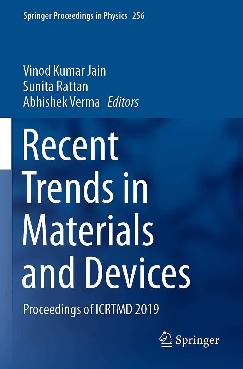 Recent Trends in Materials and Devices - Vinod Kumar Jain - Springer, 2021