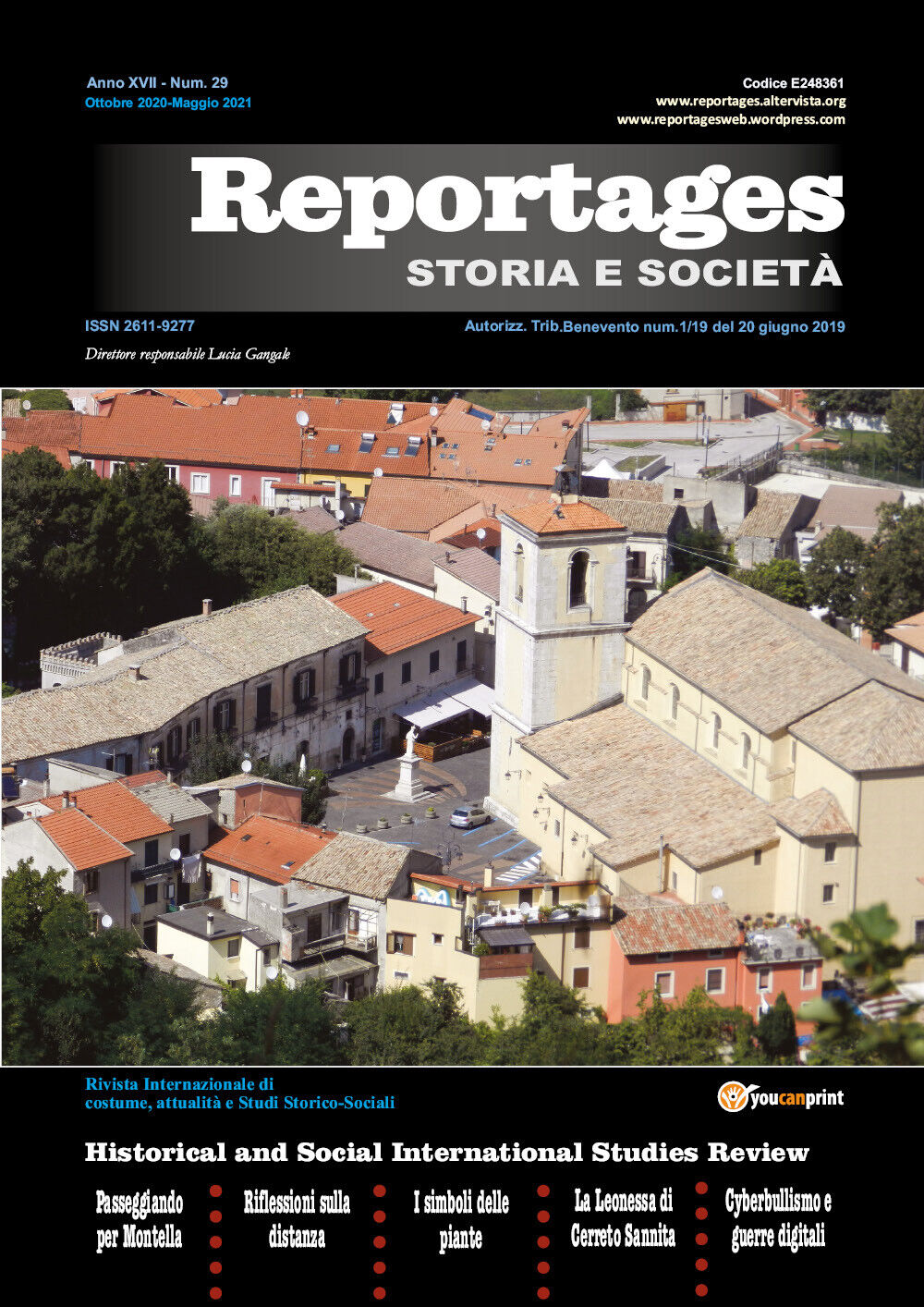 Reportages. Storia e societ? 29 (2020) di L. Gangale,  2020,  Youcanprint