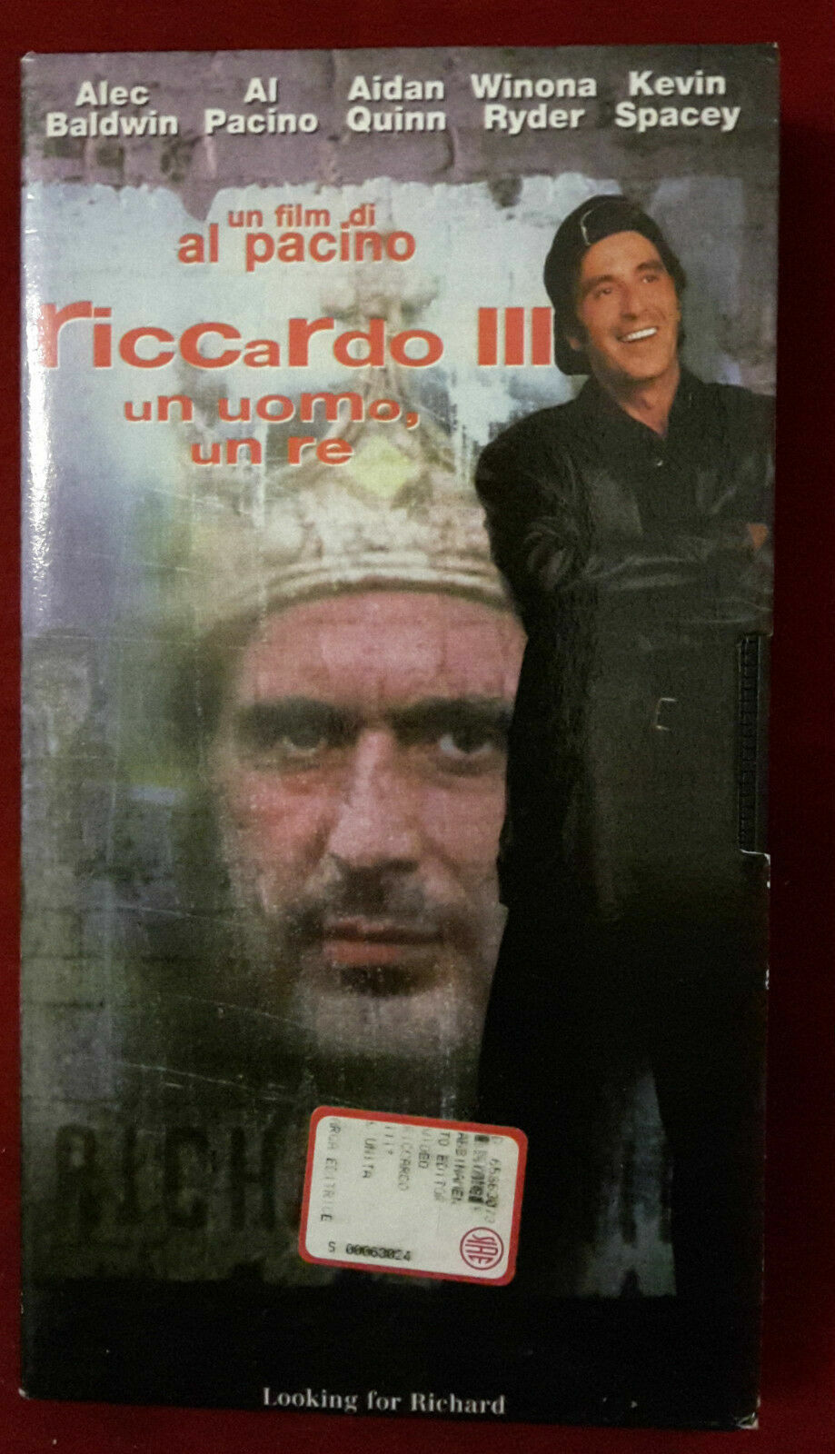 Riccardo III un uomo un Re - vhs- 1996 -L'U -F