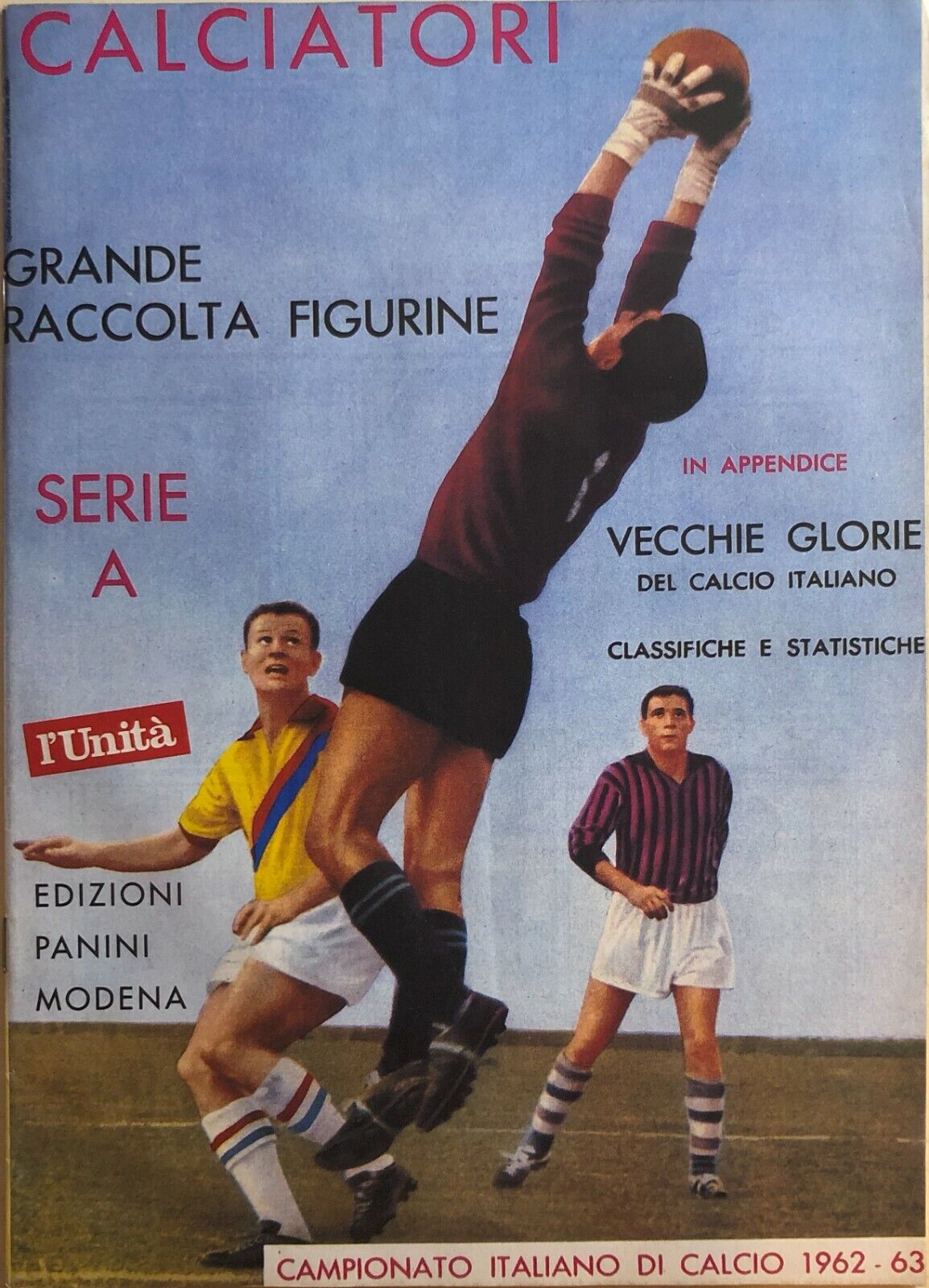 Ristampa album Calciatori Panini Serie A 1962-63