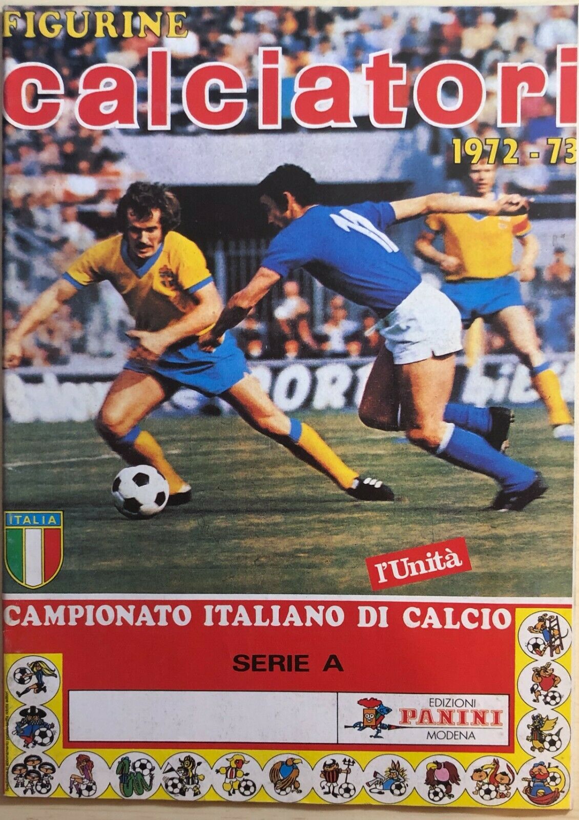 Ristampa album Calciatori Panini Serie A 1972-73