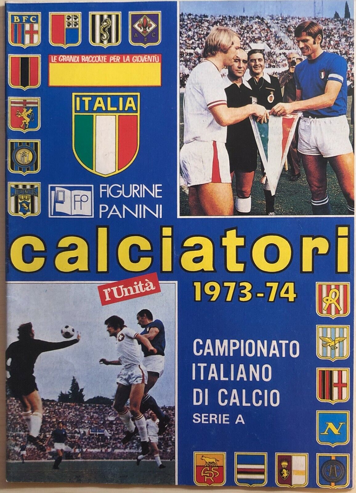 Ristampa album Calciatori Panini Serie A 1973-74
