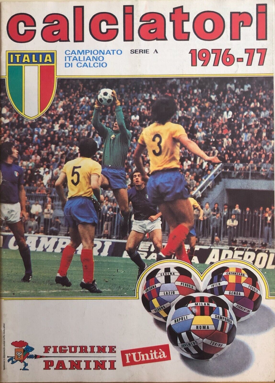 Ristampa album Calciatori Panini Serie A 1976-77