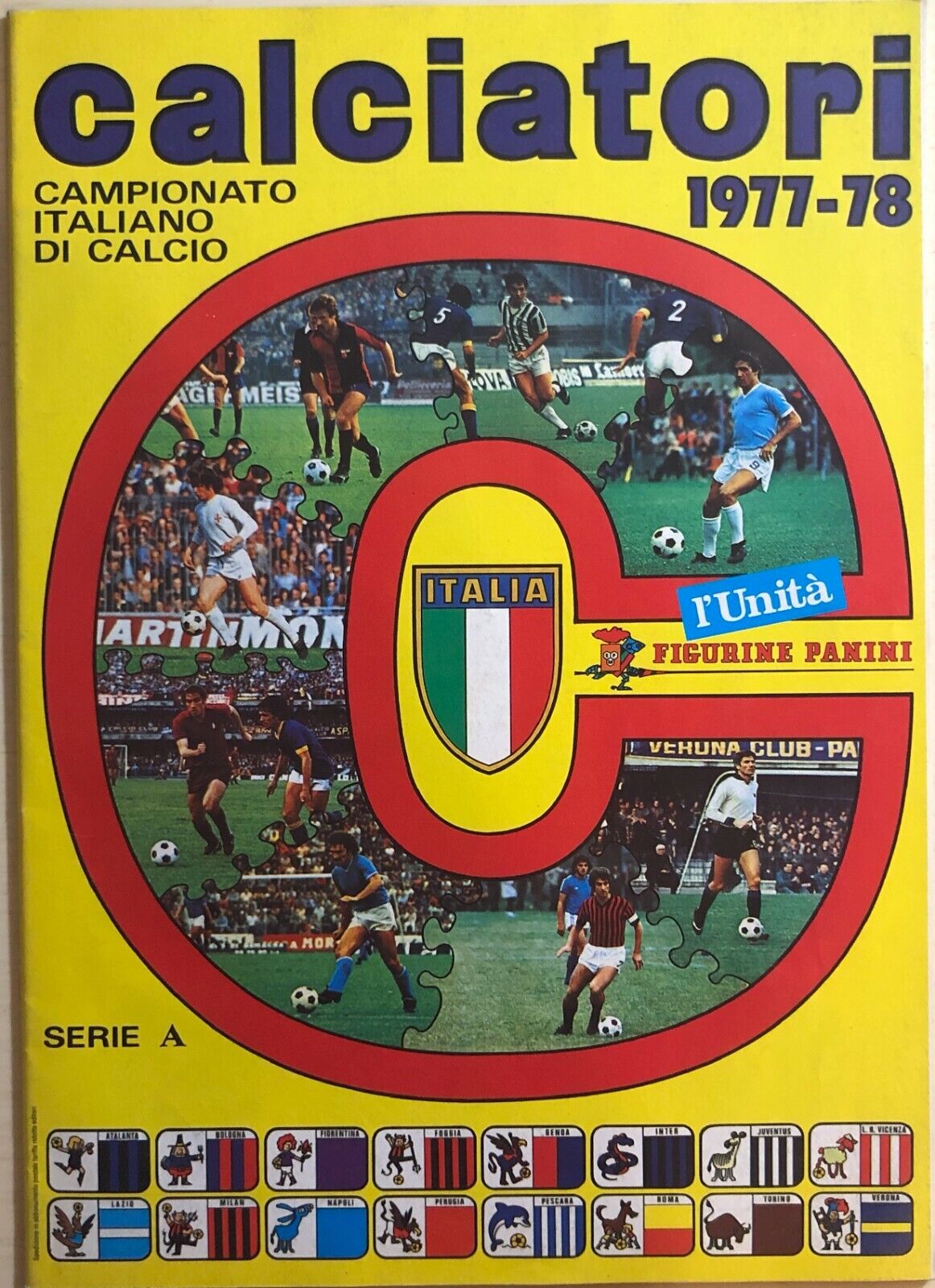 Ristampa album Calciatori Panini Serie A 1977-78