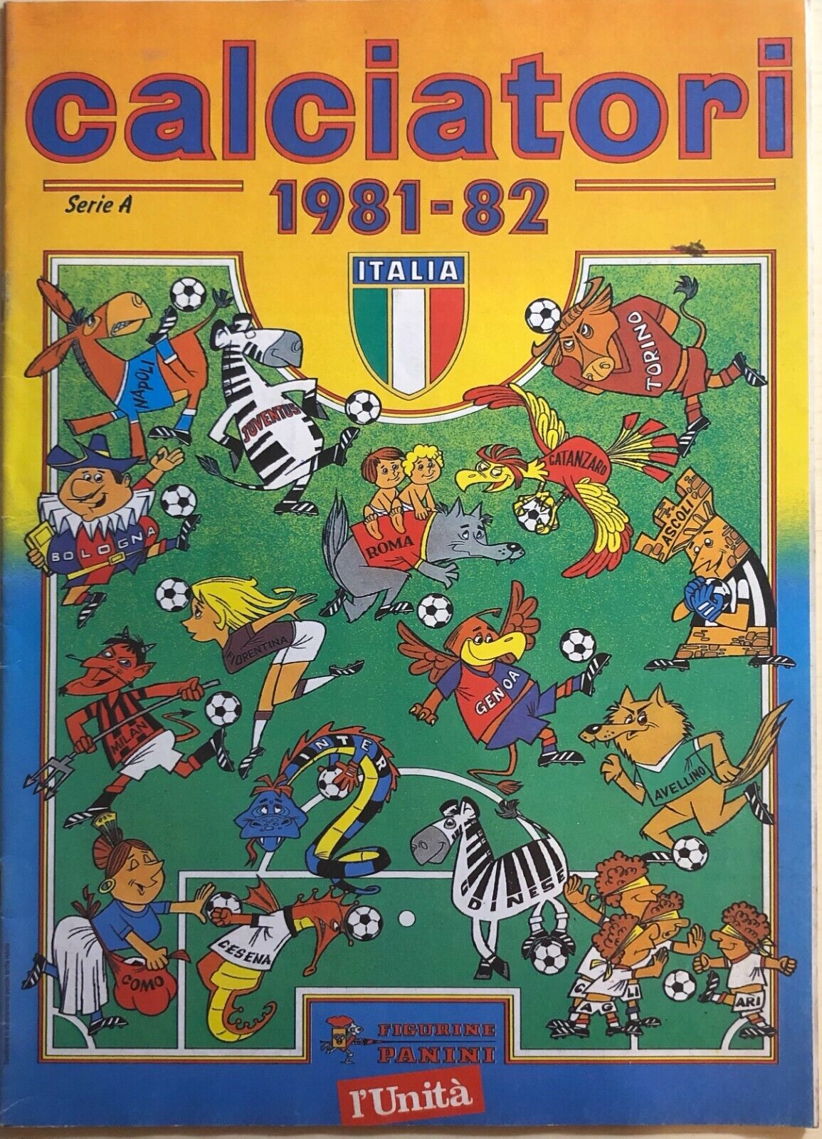 Ristampa album Calciatori Panini Serie A 1981-82