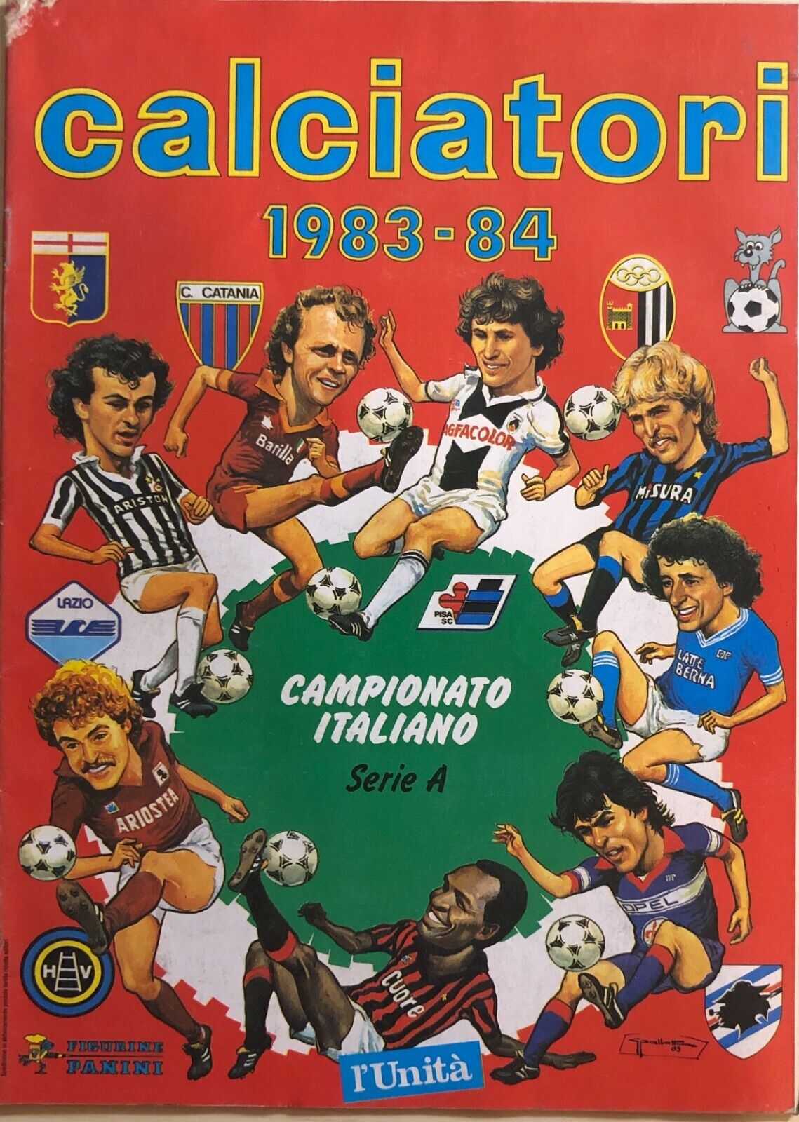 Ristampa album Calciatori Panini Serie A 1983-84