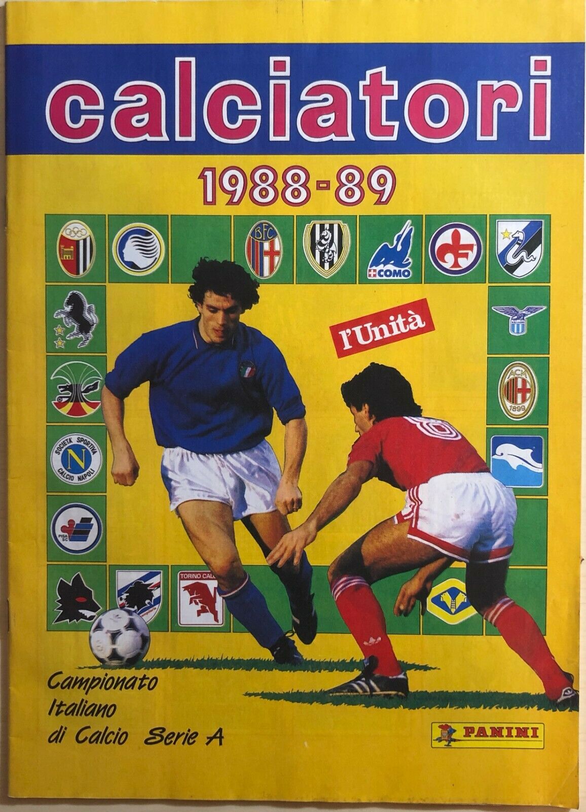 Ristampa album Calciatori Panini Serie A 1988-89