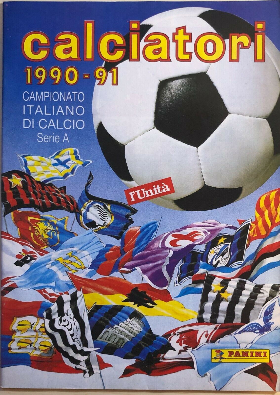 Ristampa album Calciatori Panini Serie A 1990-91