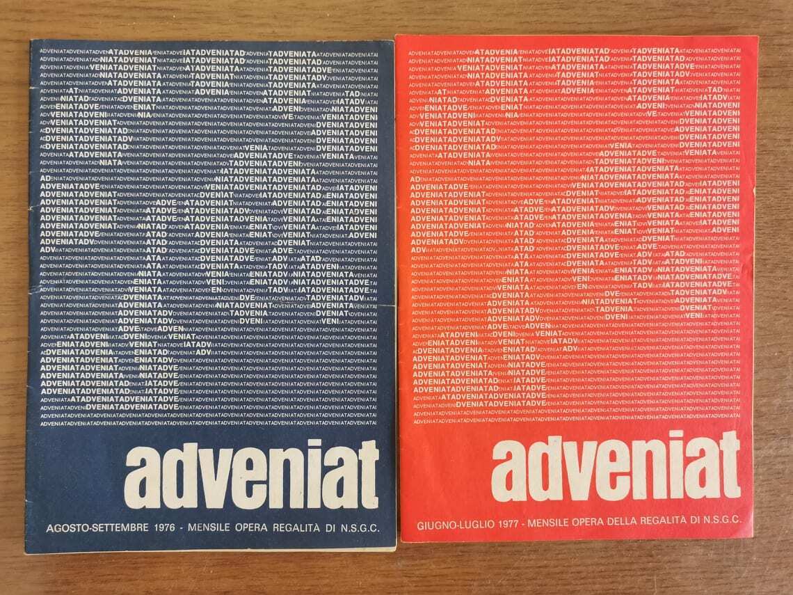 Rivista Adveniat 2 volumi - AA. VV. - 1976 - AR