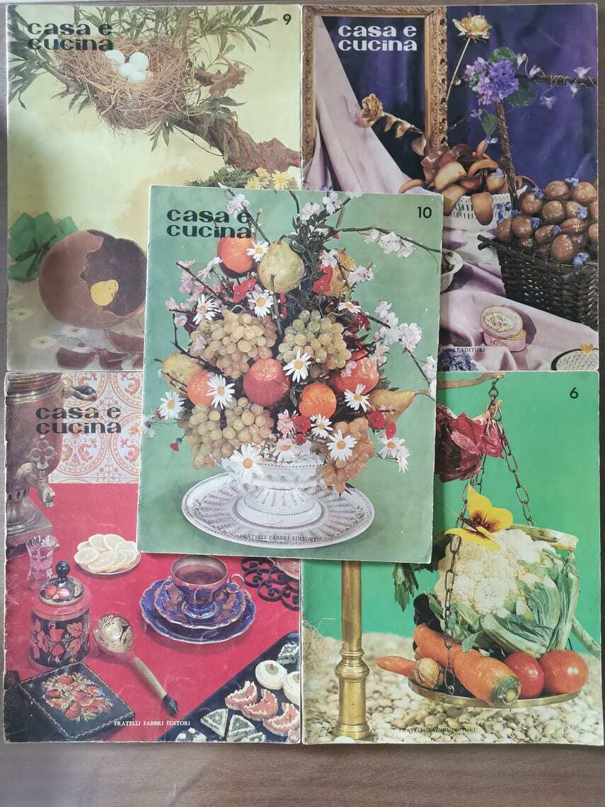Rivista Casa e cucina 11 volumi - AA. VV. - 1964 - AR