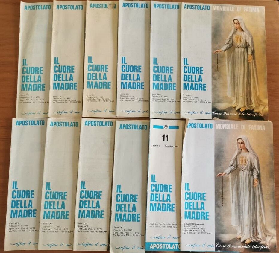 Rivista Il cuore della madre 48 volumi - AA. VV. - 1980 - AR