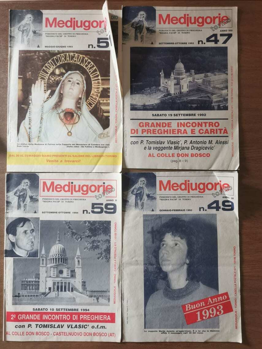 Rivista Medjugorie 12 volumi - AA. VV. - 1990 - AR