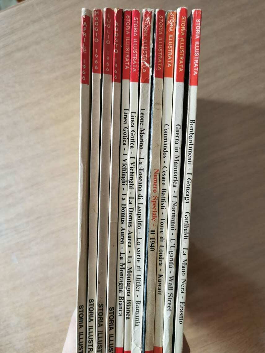 Rivista Storia Illustrata 10 volumi - Mondadori - 1970 - AR