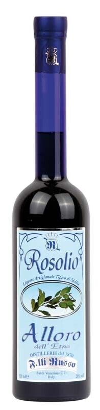 Rosolio di Alloro delL'Etna liquore Russo Siciliano/500 ml