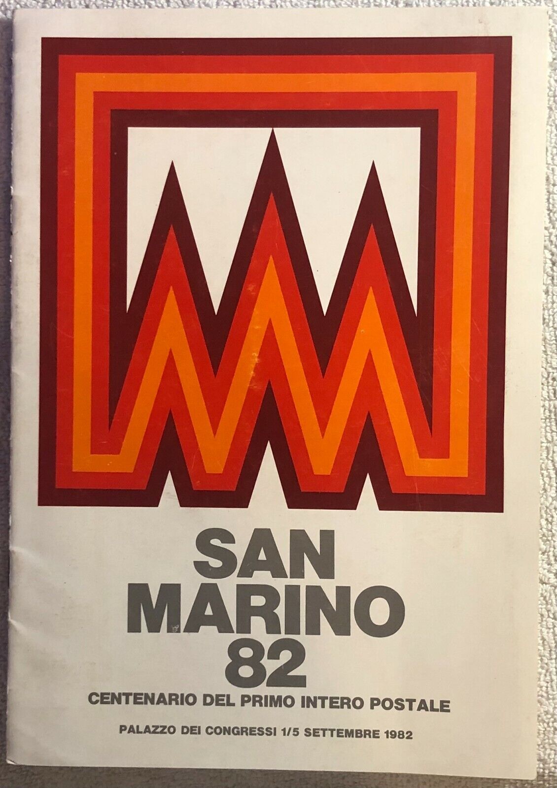 San Marino 82 - Centenario del primo intero postale di Aa.vv.,  1982,  Ufficio F