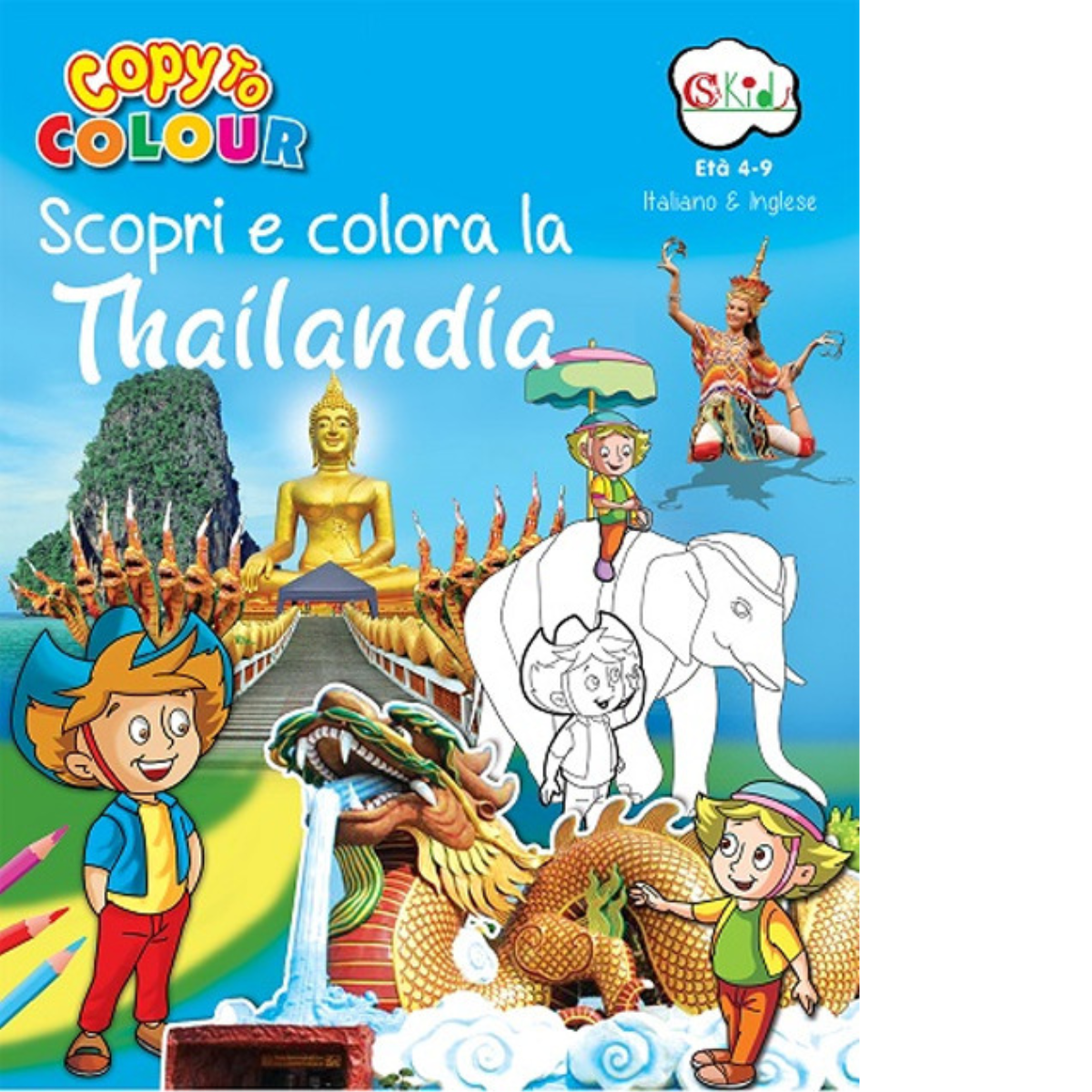 Scopri e colora la Thailandia - AA.VV. - CSA, 2020