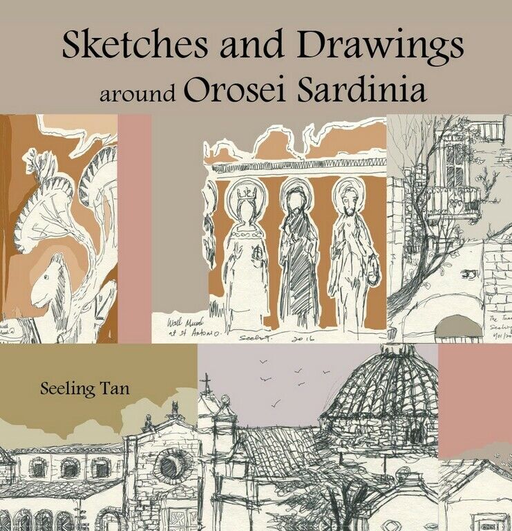 Sketches and drawings around Orosei, Sardinia  di Seeling Tan,  2017,  Youcanpri