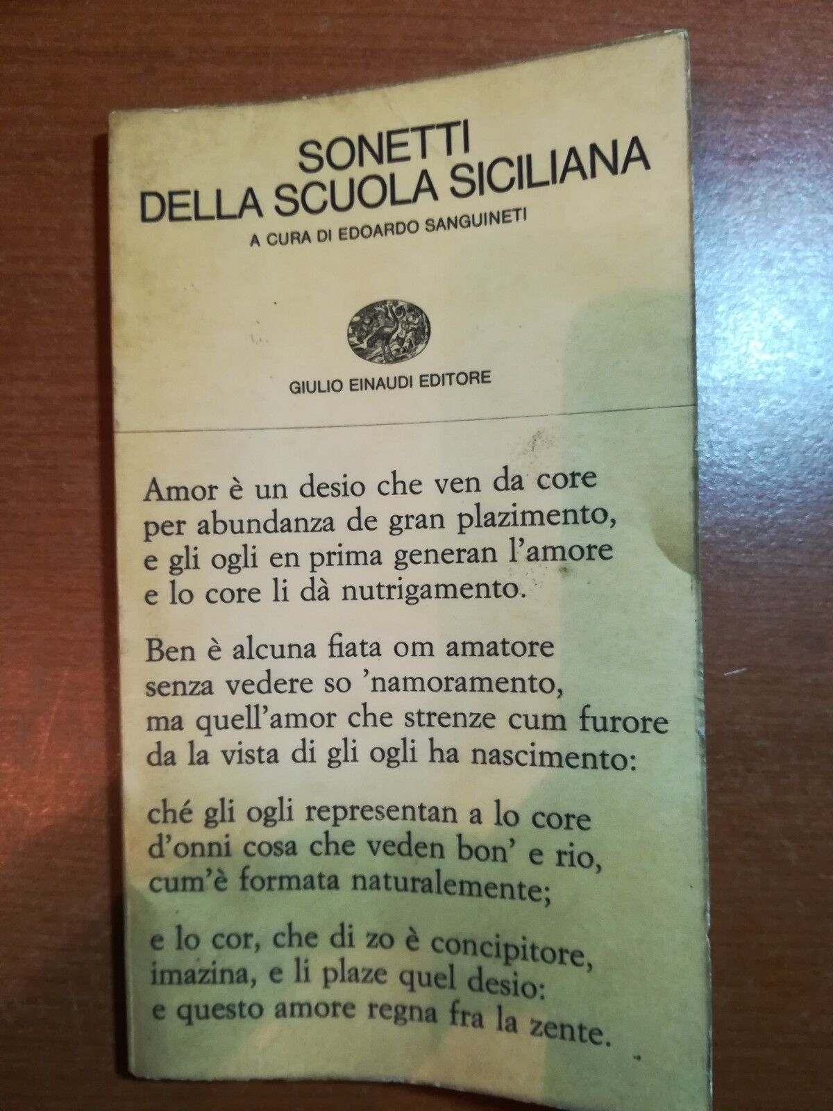 Sonetti della scuola siciliana - Edoardo Sanguineti -  Einaudi - 1965 - M