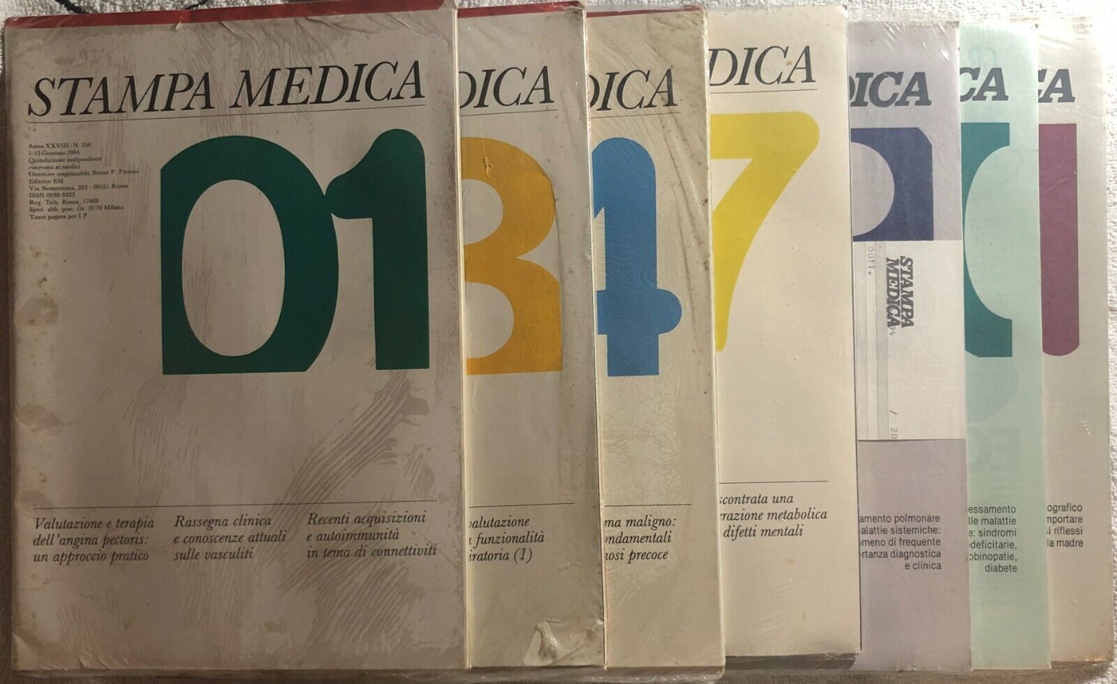 Stampa medica 7 numeri di Aa.vv.,  1984,  Editrice Esi