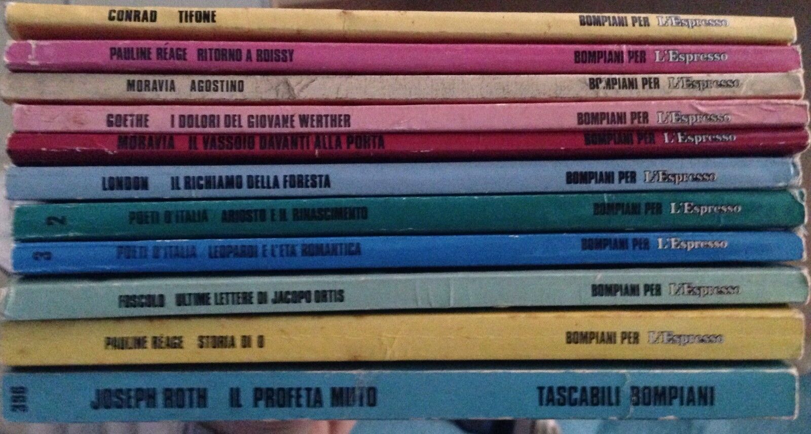 Stock 11 Vol. Tascabili Bompiani - AA.VV - Bompiani - MP