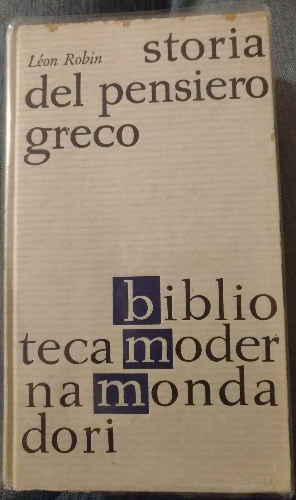 Storia del pensiero greco - L?on Robin, 1962, BMM - S