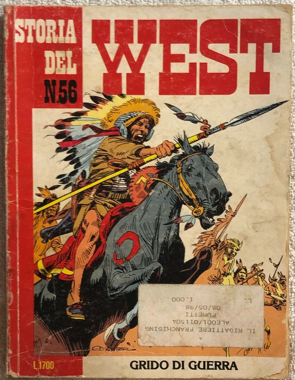 Storia del west n. 56 - Grido di guerra di Aa.vv.,  1989,  Bonelli