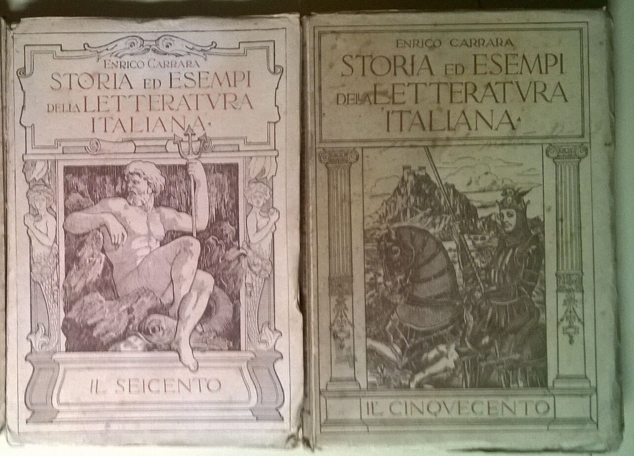 Storia ed esempi della letteratura italiana - 2 vol.- Carrara - Signorelli - L