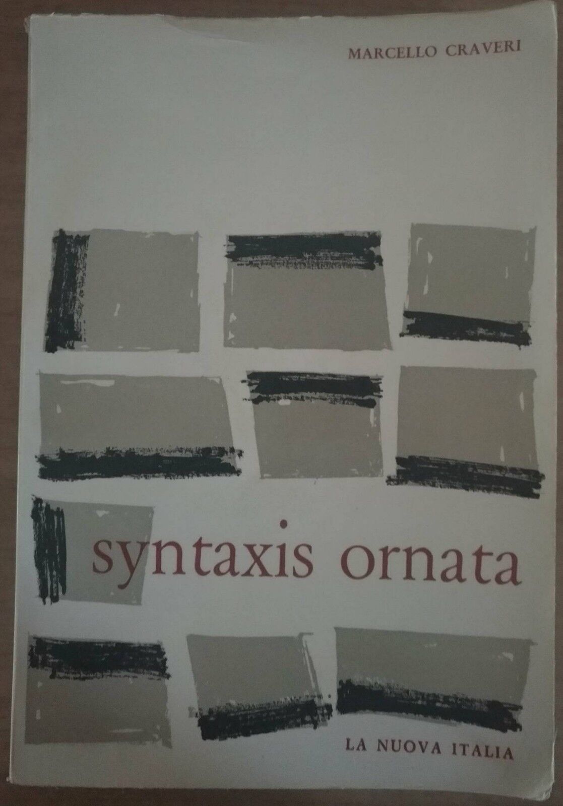  Syntaxis ornata - Marcello Craveri,  1961,  La Nuova Italia - S