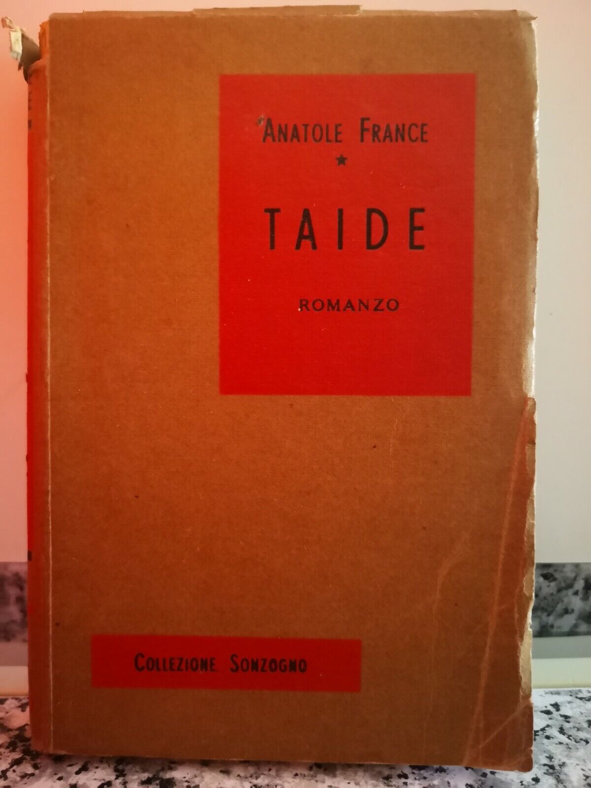 Taide  di Anatole France,  1954,  Sonzogno-F