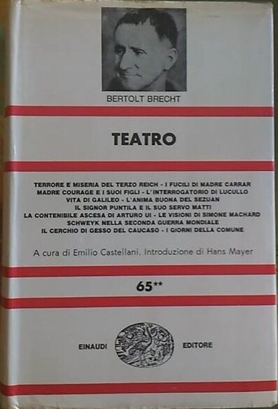 Teatro (Volume secondo) - Bertolt Brecht - Copertina rigida - Einaudi, 1970