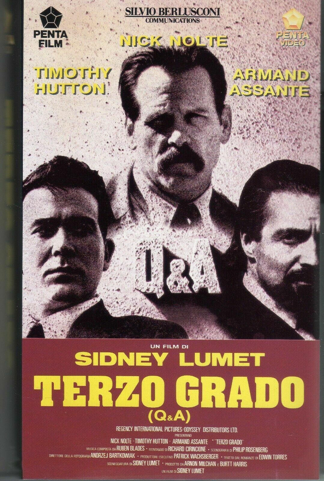 Terzo Grado -1990 - VHS Penta Video Sidney Lumet Nick Nolte Timothy Hutton -F