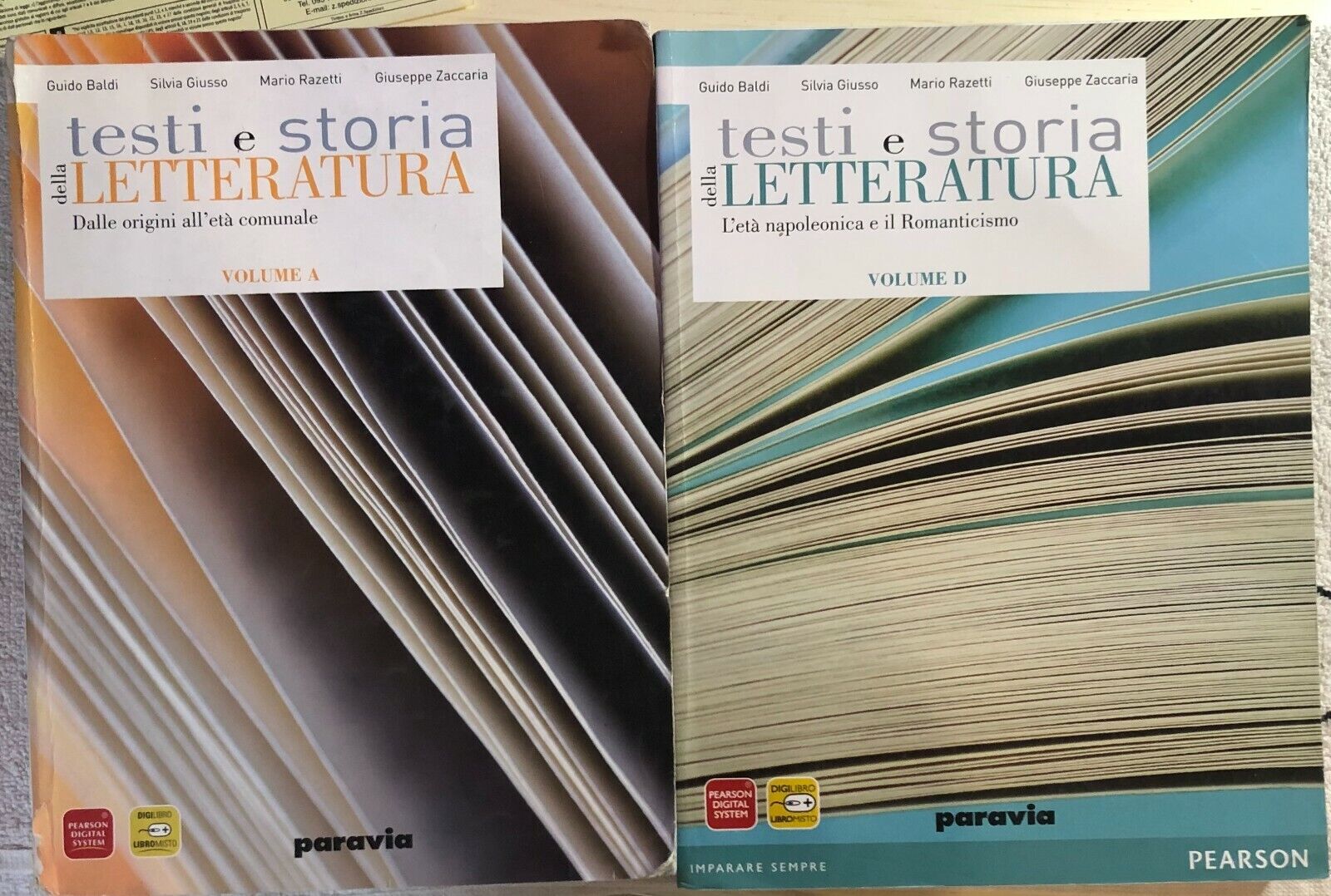 Testi e storia della letteratura A+D di Aa.vv.,  2010,  Paravia