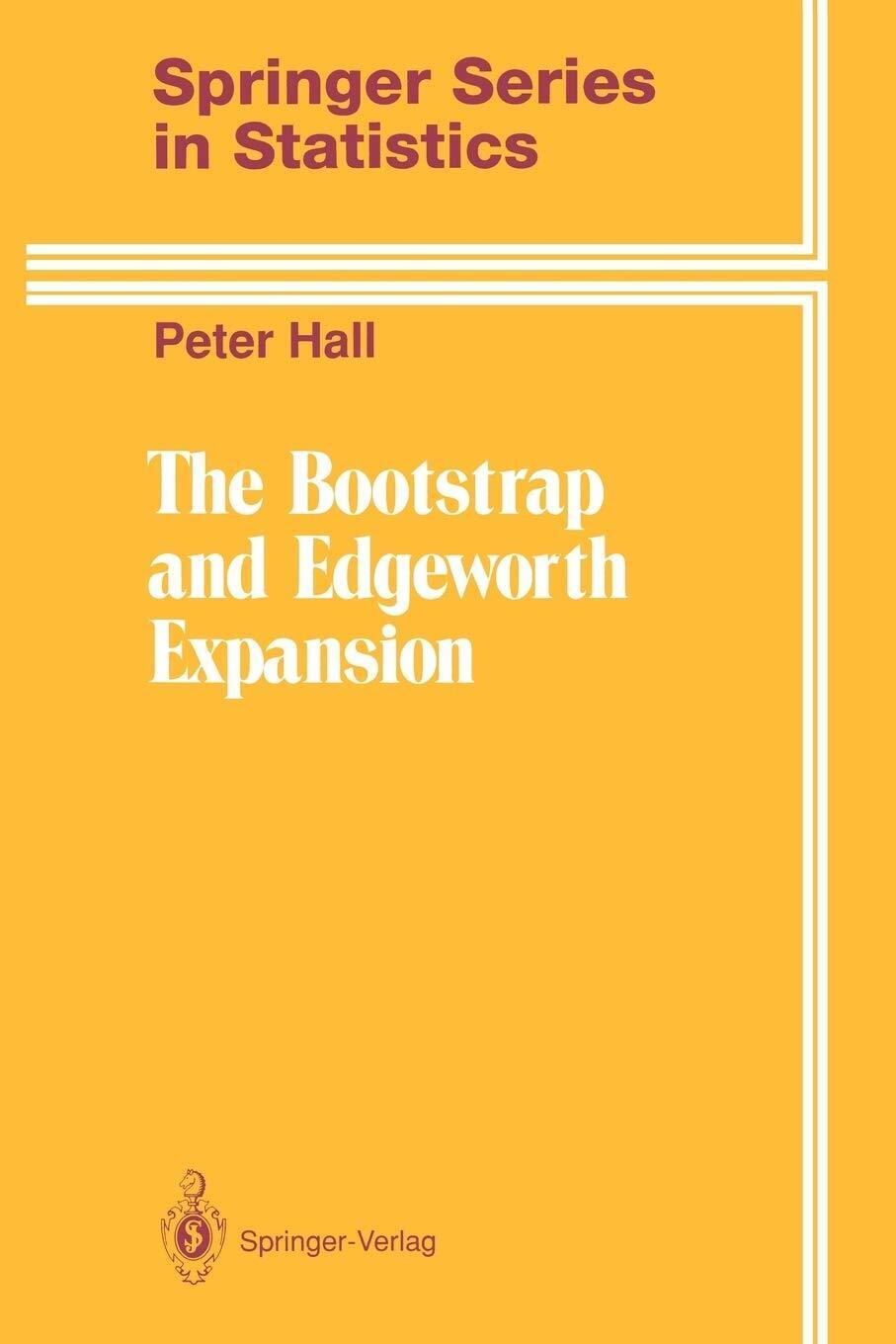 The Bootstrap and Edgeworth Expansion - Peter Hall - Springer, 1997