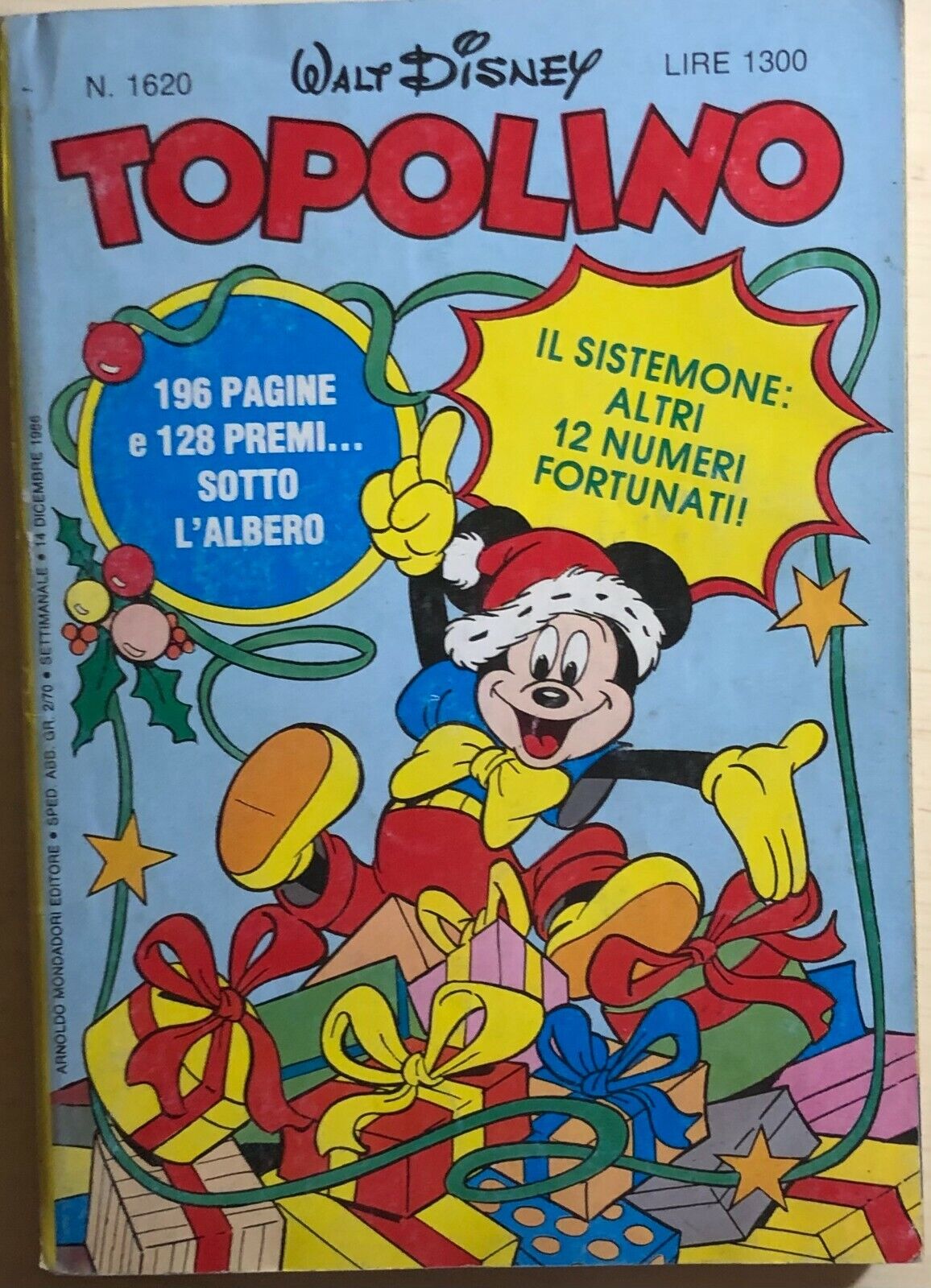Topolino 1620 di Disney, 1986, Panini