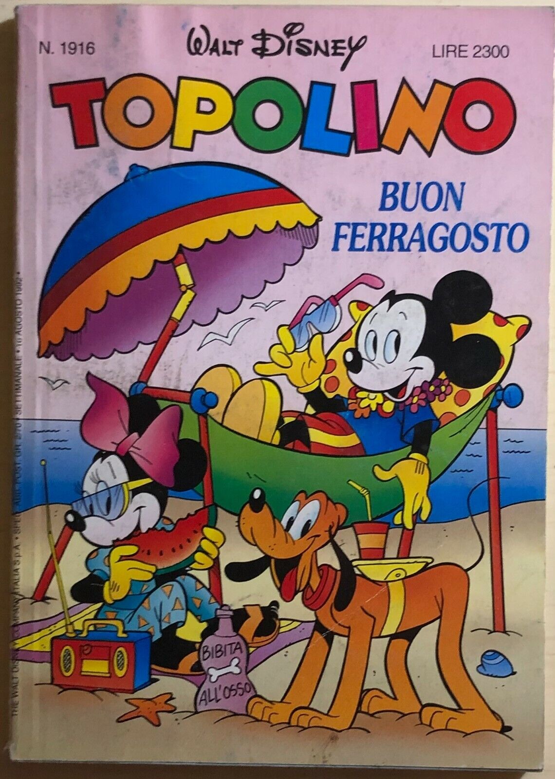 Topolino 1916 di Disney, 1992, Panini