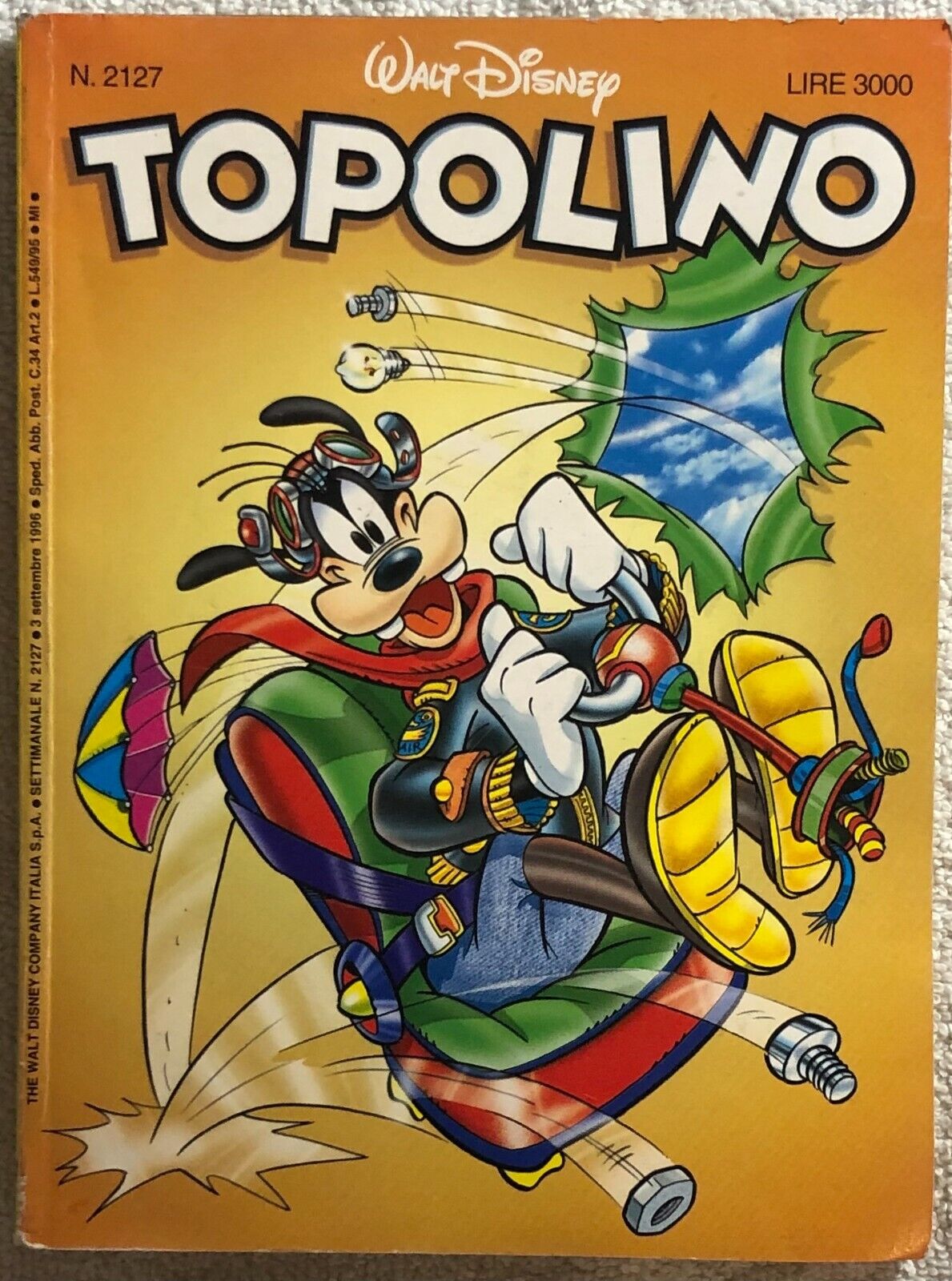Topolino 2127 di Walt Disney,  1996,  Panini