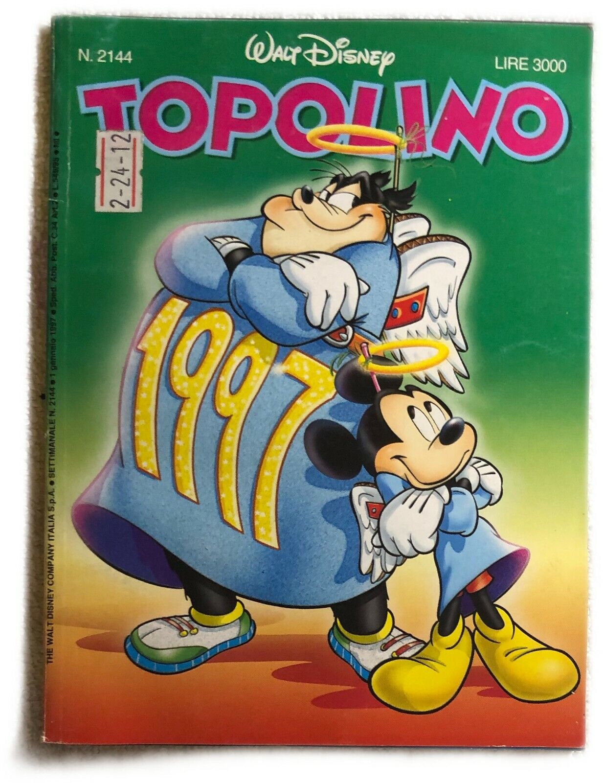 Topolino 2144 di Antonio Nobili,  1997,  Walt Disney