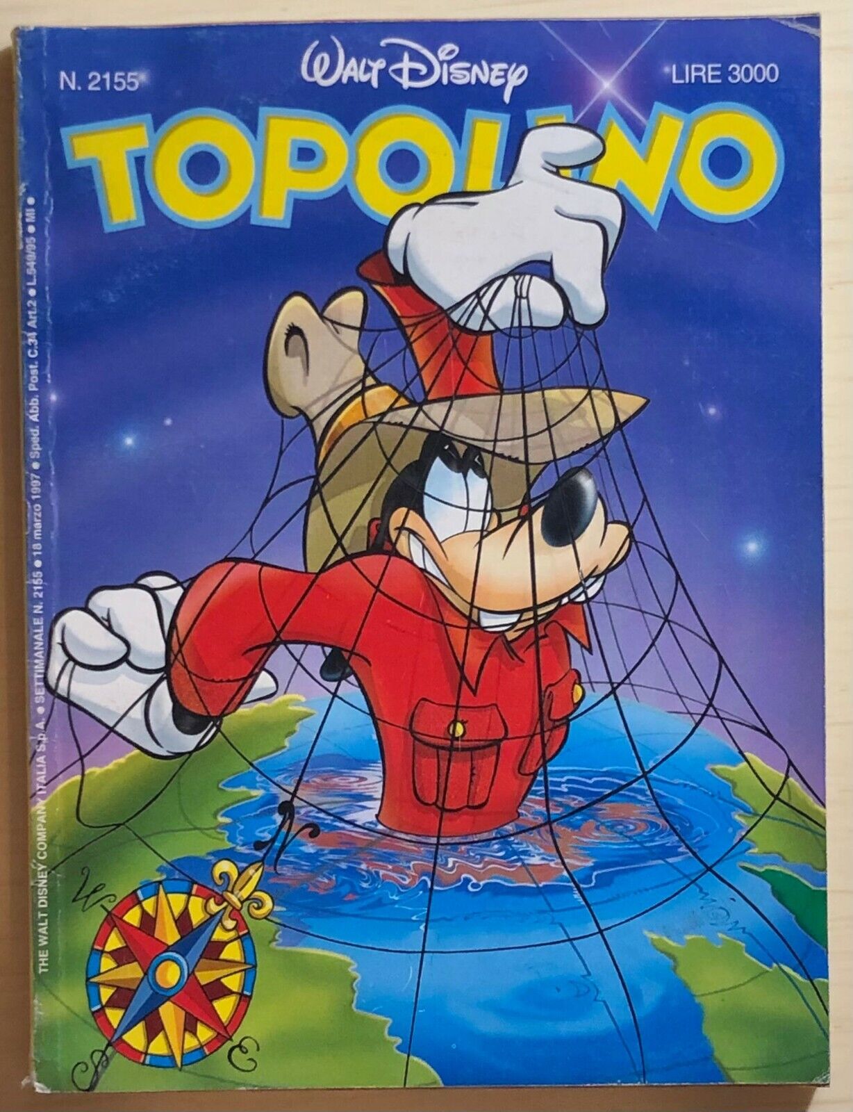 Topolino 2155 di Walt Disney, 1997, Panini