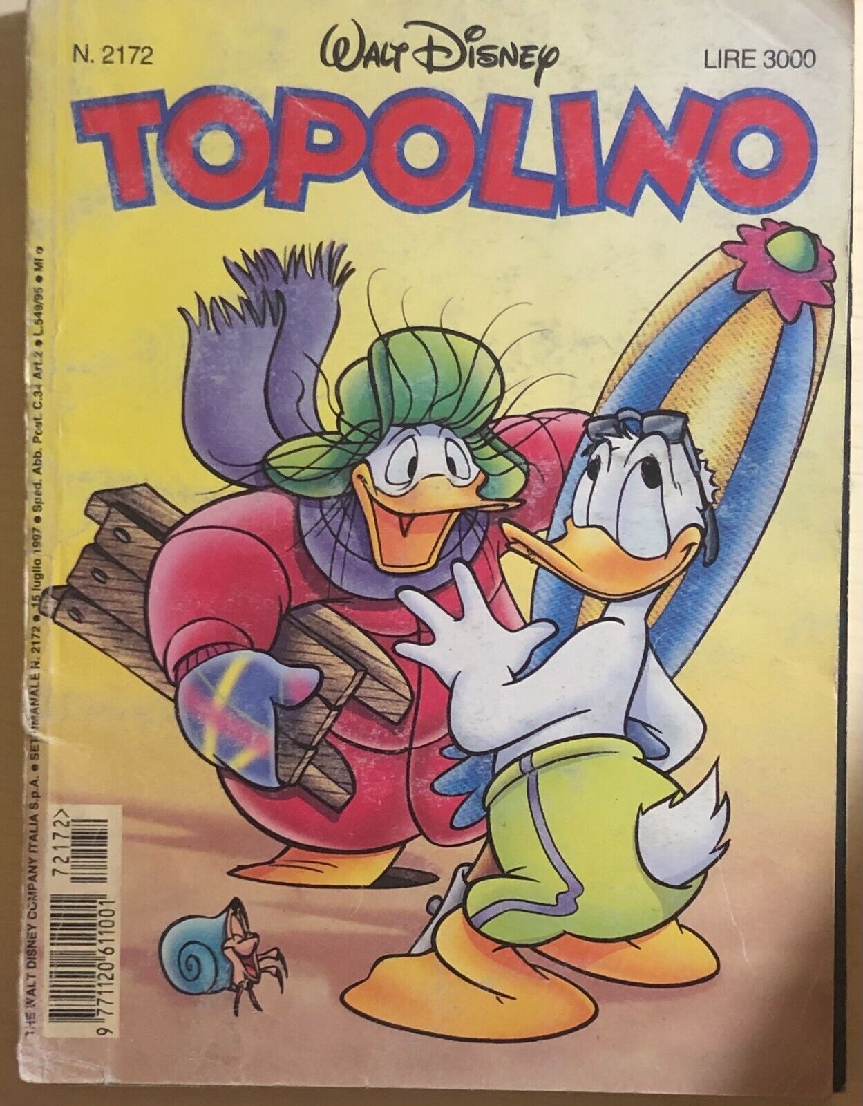 Topolino 2172 di Disney, 1997, Panini