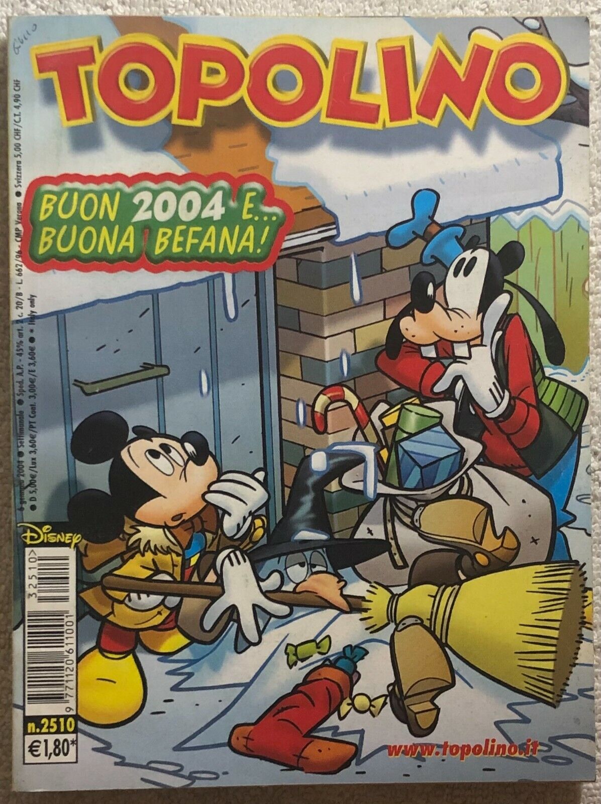 Topolino 2510 di Walt Disney,  2004,  Panini